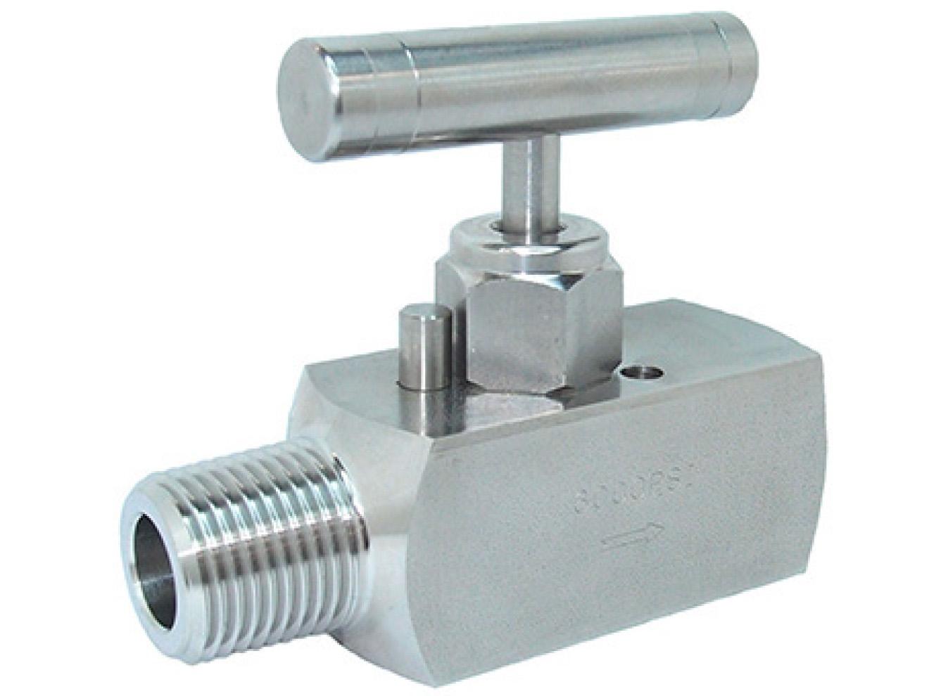 PIC Gauges Needle Valve - Instrumentation Grade, 6000-10000 psi, Carbon/316SS