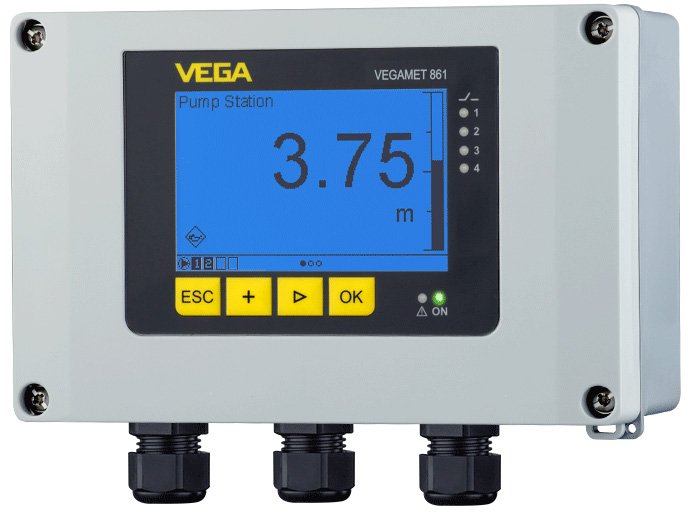 Process Controller - 4-20mA/HART Input with SD Card | VEGA VEGAMET 861