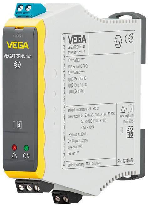 Single Channel Ex Separator - 4-20mA/HART | VEGA VEGATRENN 141