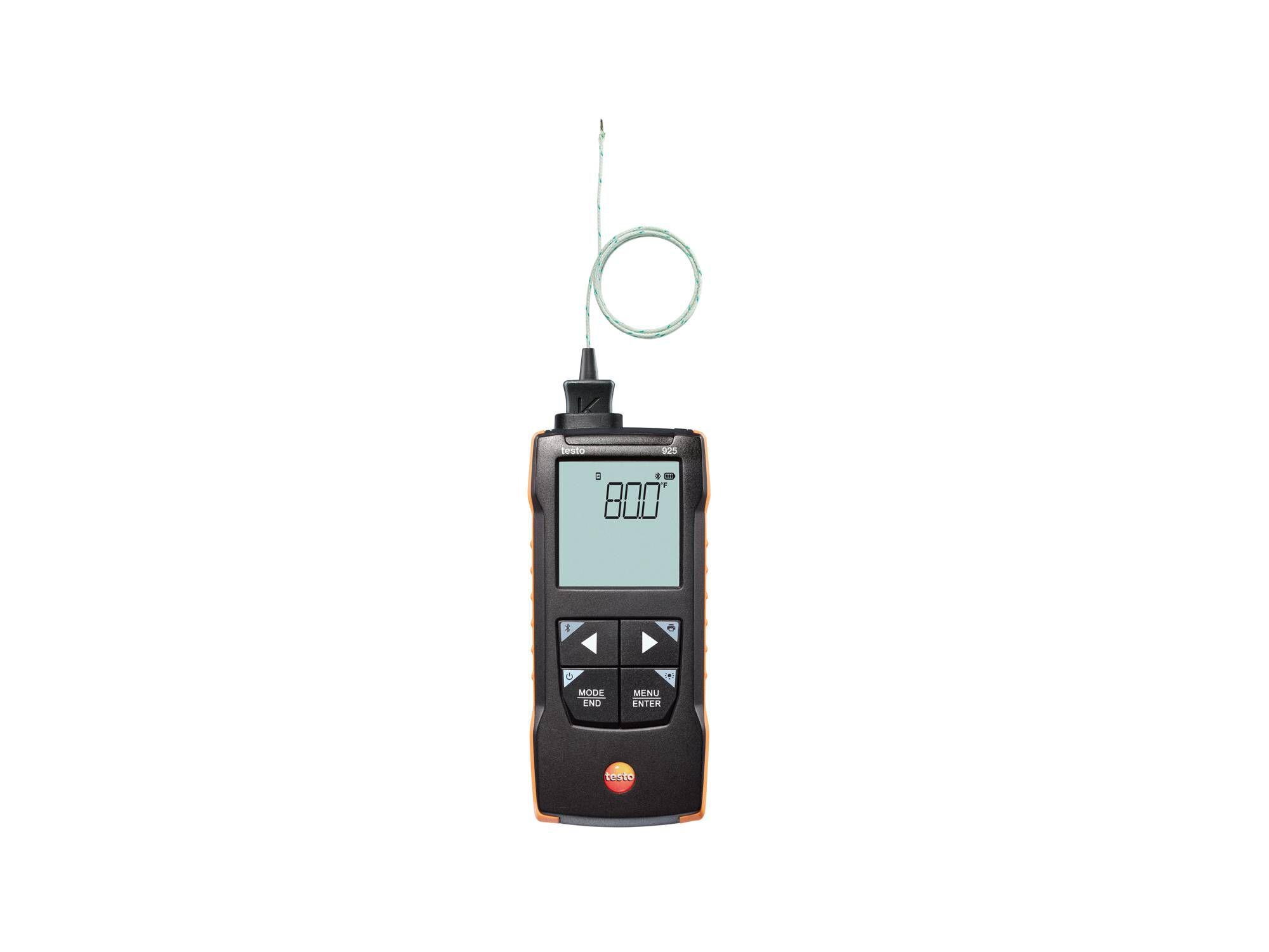 K-Type Thermometer - Bluetooth Smart App | Testo 925