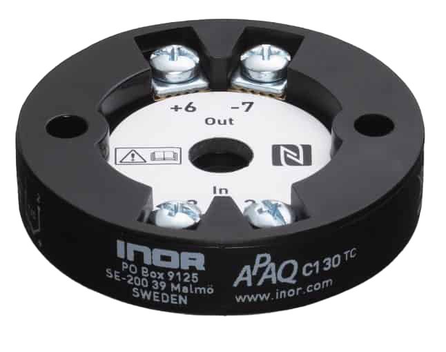 Thermocouple Transmitter - Head Mount NFC Configurable | INOR APAQ C130 TC