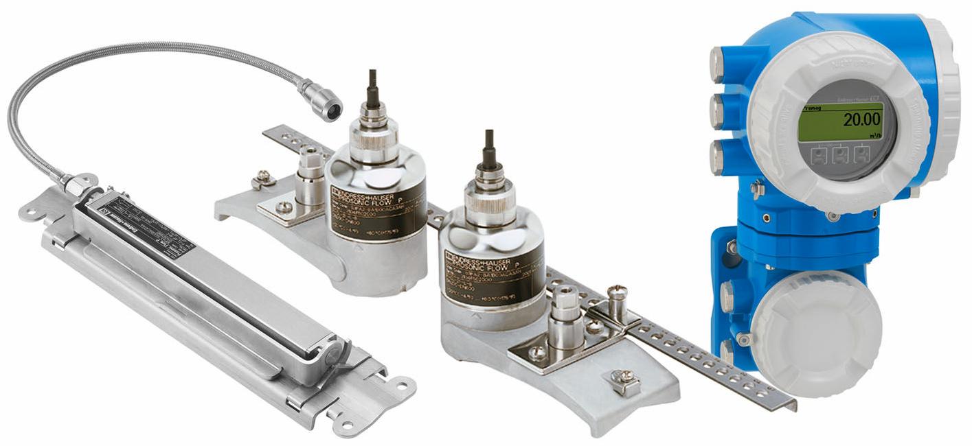 Clamp-On Ultrasonic Flow Meter - P500, FlowDC, 0-50ft/s | E+H Prosonic Flow