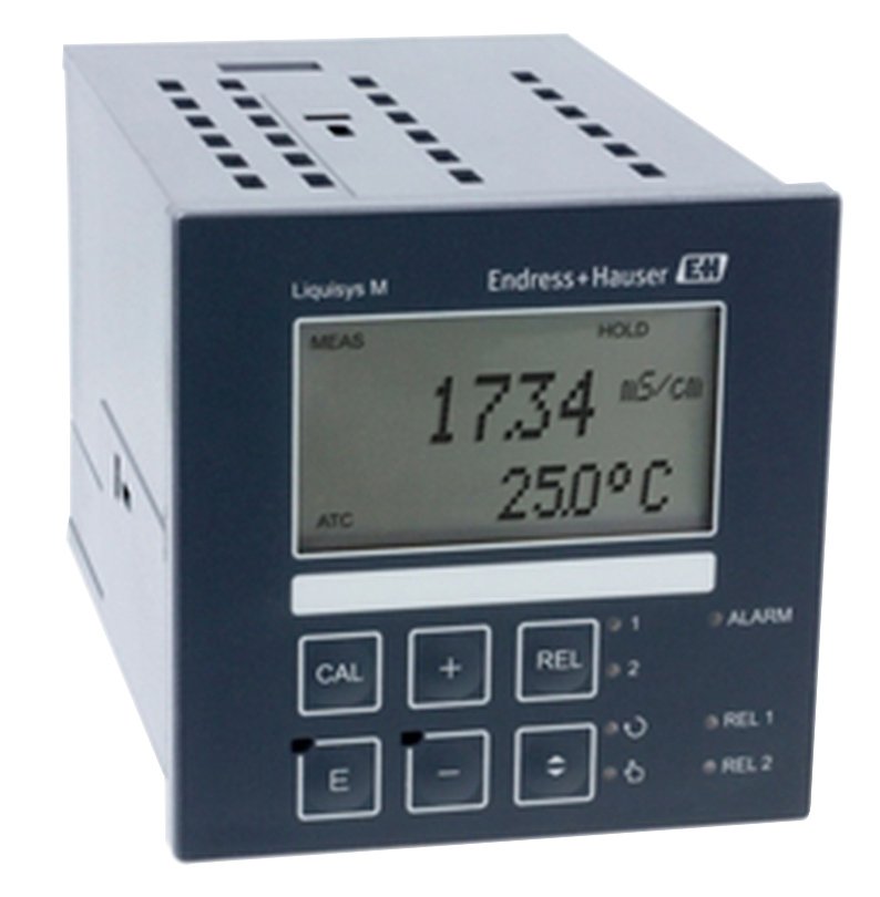 Panel-Mount Conductivity Transmitter - 4-Wire, HART/PROFIBUS | E+H Liquisys CLM223
