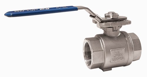 JFlow Controls DM3800 Direct Mount Ball Valve - Full Port, TFM1600 Seat, 600-1000 psi