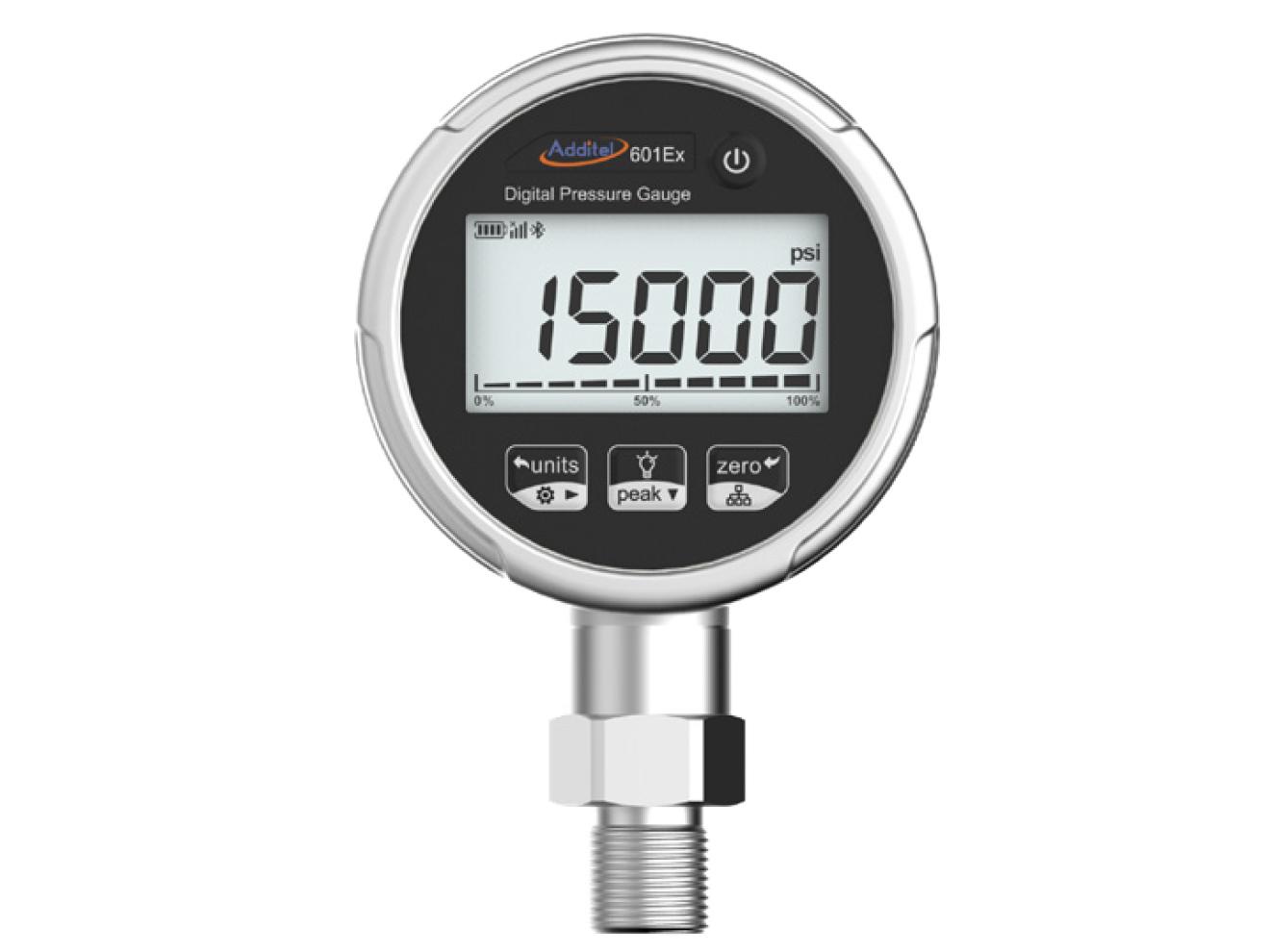 Intrinsically Safe Digital Pressure Gauge | Additel ADT601Ex