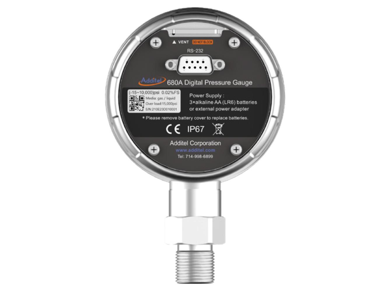 Digital Pressure Gauge - 0.1% FS | Additel ADT680A