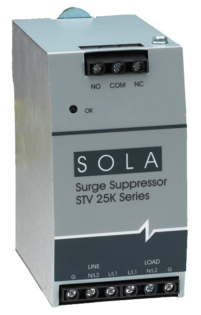 DIN Rail Surge Protector - 25kA 20A | SolaHD STV25K