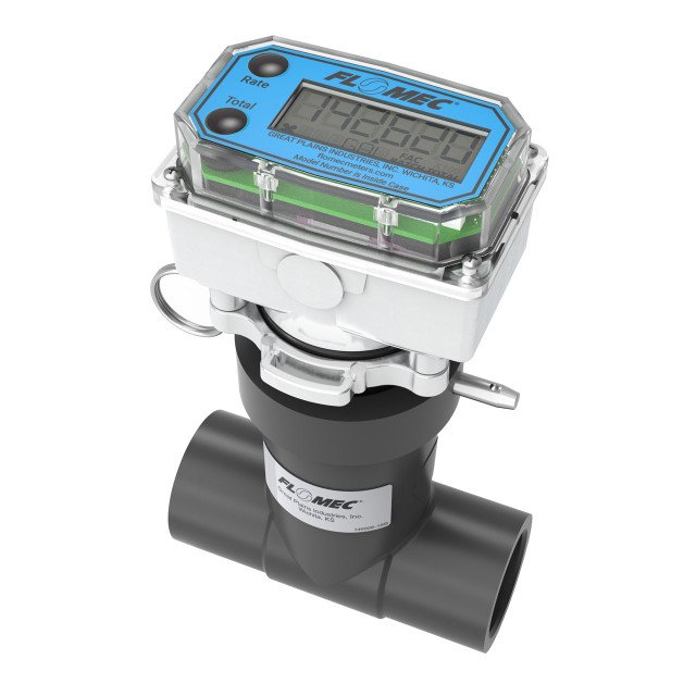 Ultrasonic Water Meter - Tee Type, Battery, IP67 | Flomec AQUAsonic Q9