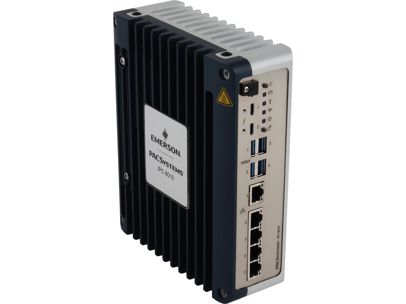 Expandable AI-Ready Industrial PC with 4x PCIe | Emerson PACSystems IPC 8010