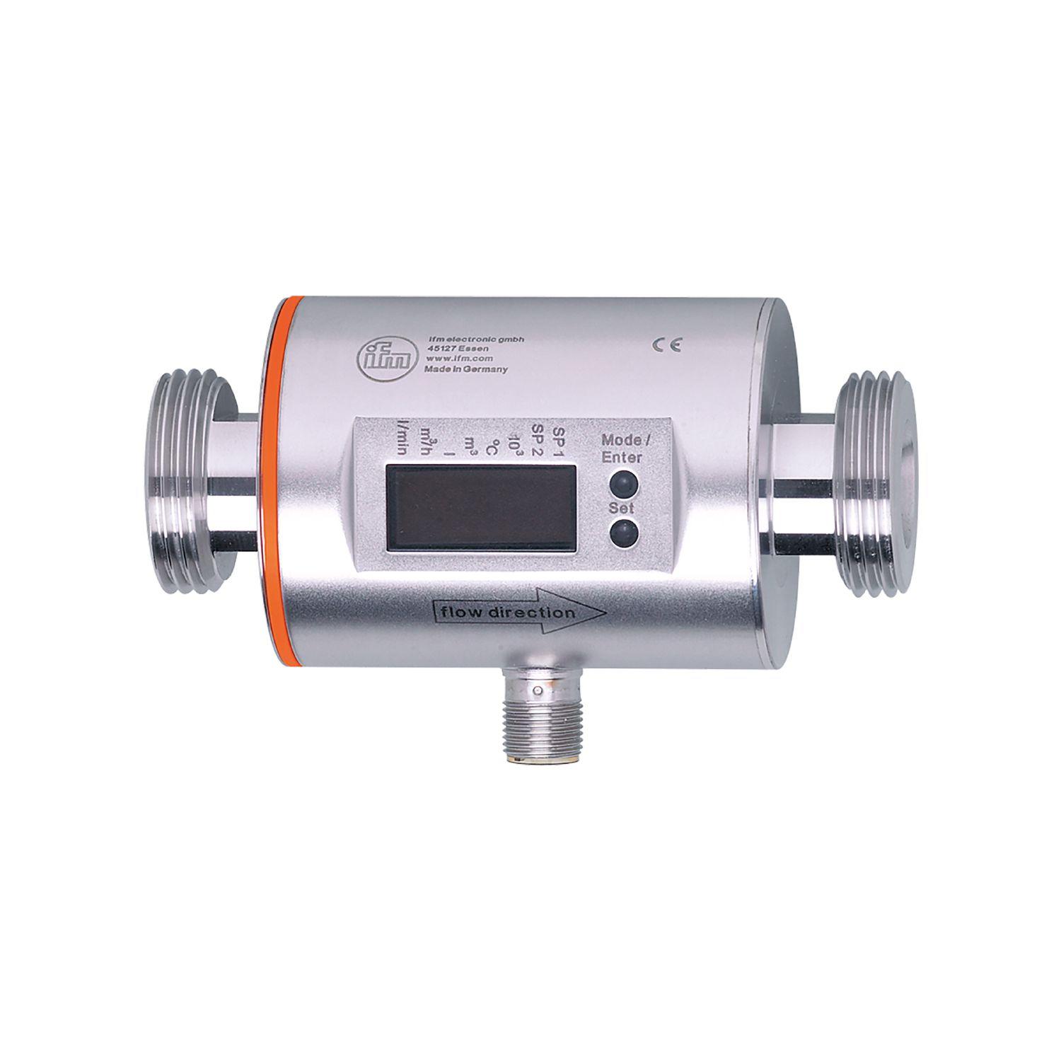 Magnetic-Inductive Flow Meter - 16bar, IO-Link | ifm SM Series
