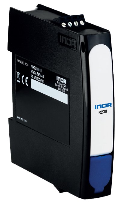 DIN Rail Temperature Transmitter - RTD/TC NFC Configurable | INOR MinIPAQ R230
