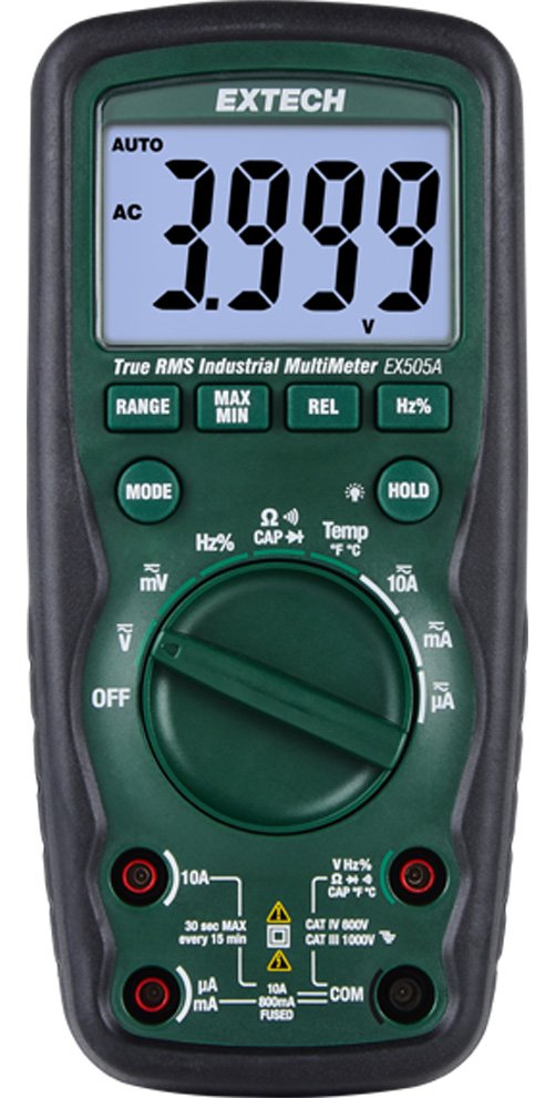 Heavy Duty True RMS Multimeter - IP67 | Extech EX505A