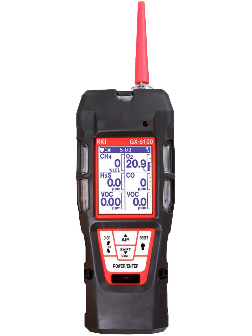 Multi-Gas Detector - 6 Gases | RKI GX-6100