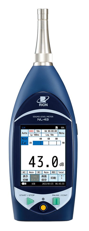 Sound Level Meter - LAN Remote Monitoring | Rion NL-X3 Series