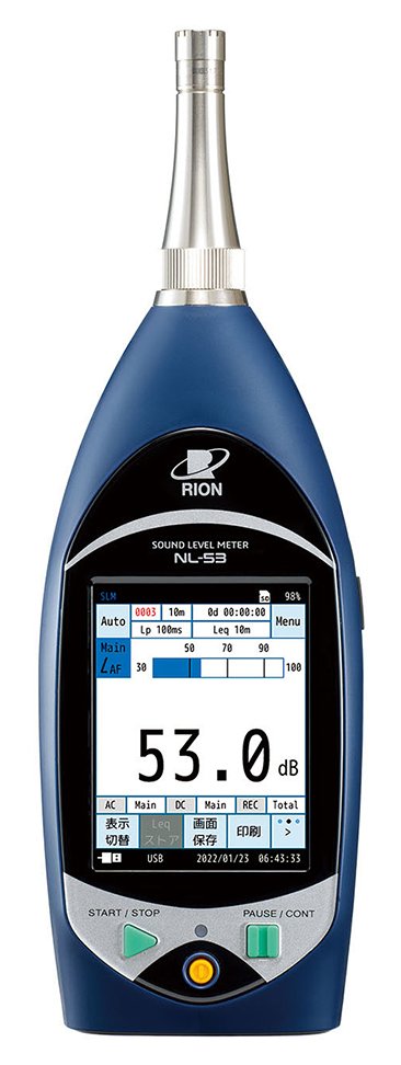 Sound Level Meter - LAN Remote Monitoring | Rion NL-X3 Series