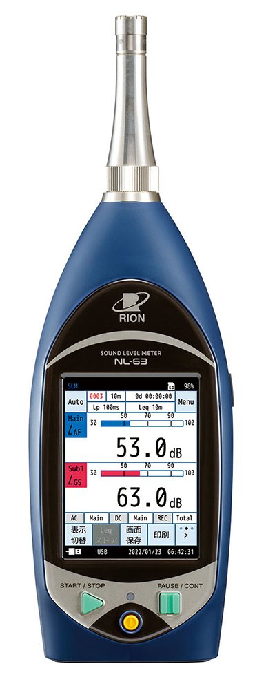 Sound Level Meter - LAN Remote Monitoring | Rion NL-X3 Series