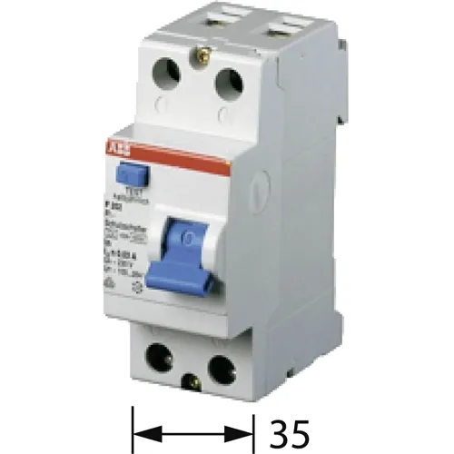 Two-Pole 25A 30mA Type A RCCB – For Residential and Light Commercial Earth Fault Protection