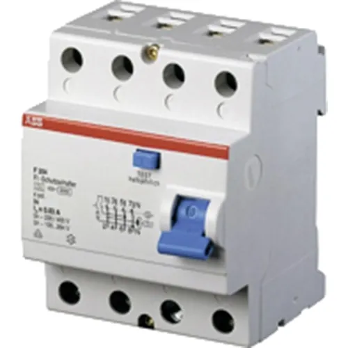 The Big One: 40A 4‑Pole Type A RCCB for Three‑Phase Main Protection – ABB F204A‑40/0.03