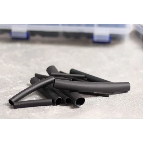 3:1 Heat Shrink Tubing Kit – 350pcs Black Adhesive Lined Assortment | QUADRIOS 1807CA006