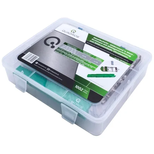 1000pcs 0.5W Metal Film Resistor Kit – 1% Precision with Storage Accessories | QUADRIOS 1811P029