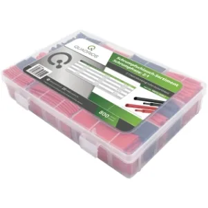 2:1 Heat Shrink Tubing Kit – 800pcs Black/Red Assortment (1.5-12mm) | QUADRIOS 1905CA062