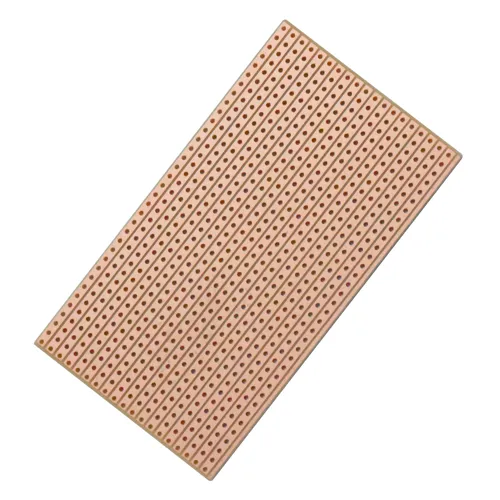 90x50mm Prototype Breadboard – 2.54mm Pitch Single Sided FR1 | QUADRIOS 1906SA046
