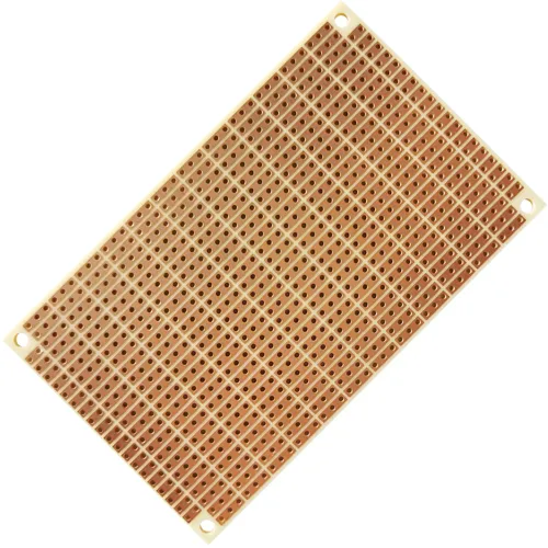 100x60mm Lab Board – 2.54mm Pitch Single Sided CEM1 Epoxy | QUADRIOS 1906SA047