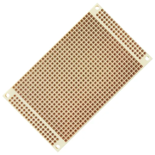 100x60mm Lab Board – 2.54mm Pitch Single Sided CEM1 Epoxy | QUADRIOS 1906SA050
