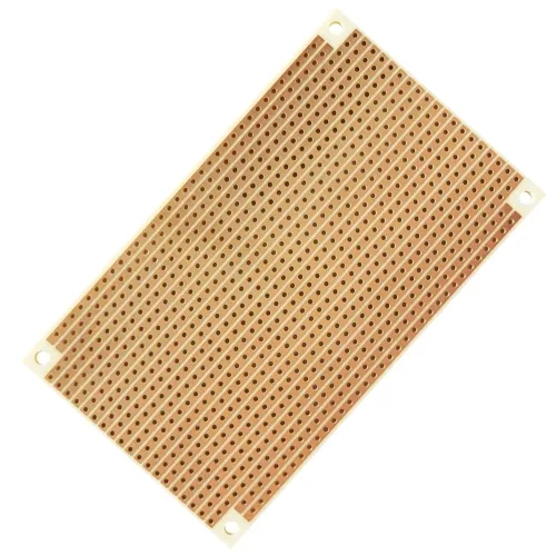 100x60mm Lab Board – 2.54mm Pitch Single Sided CEM1 Epoxy | QUADRIOS 1906SA051