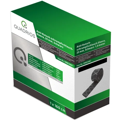 2:1 Heat Shrink Tubing – 25/14.5mm Black PE (1.6m) | QUADRIOS 1908CA067