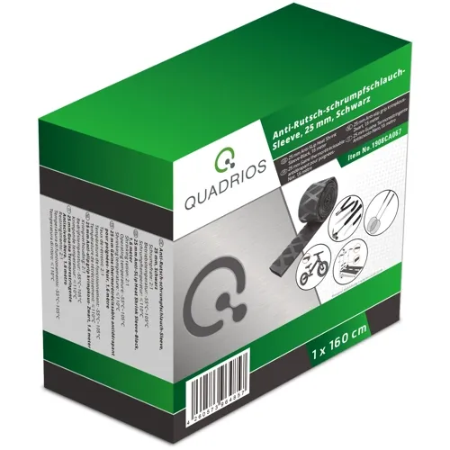 2:1 Heat Shrink Tubing – 25/14.5mm Black PE (1.6m) | QUADRIOS 1908CA067