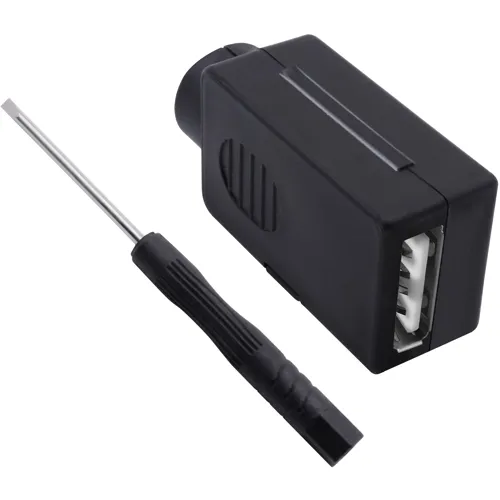 USB 2.0 Type-A Socket Kit – 4P Screw | QUADRIOS 2001C199