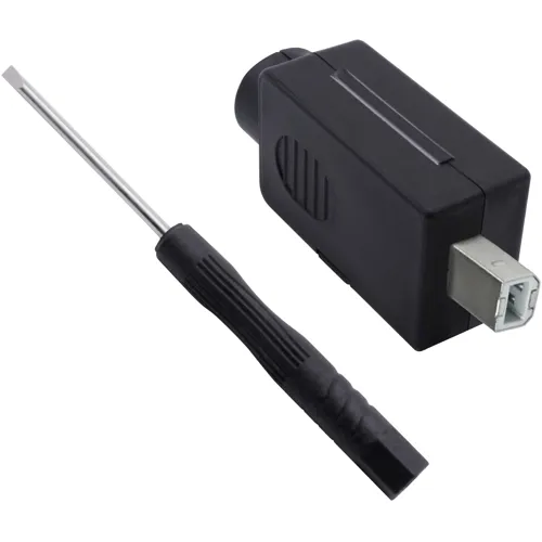 USB 2.0 Type-B Plug Kit – 4P Screw | QUADRIOS 2001C202