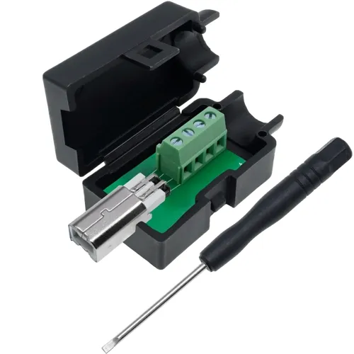 USB 2.0 Type-B Plug Kit – 4P Screw | QUADRIOS 2001C202