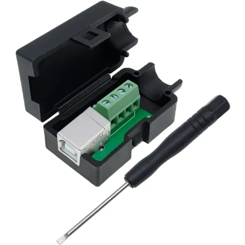 USB 2.0 Type-B Socket Kit – 4P Screw | QUADRIOS 2001C203