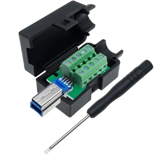 USB 3.0 Type-B Plug Kit – 10P Screw | QUADRIOS 2001C204