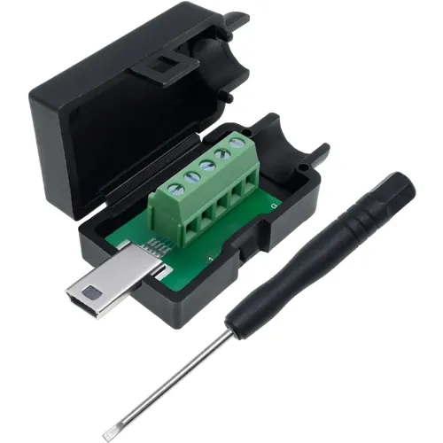 USB 2.0 Mini-B Plug Kit – 5P Screw | QUADRIOS 2001C206