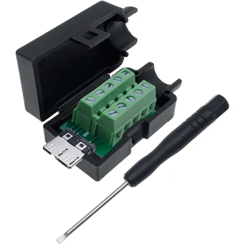 USB 3.0 Micro-B Plug Kit – 10P Screw Terminal | QUADRIOS 2001C212