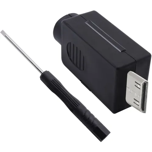 Mini HDMI Type C Connector Kit – 20-Pin Screw Terminal for Field Assembly | QUADRIOS 2001C218