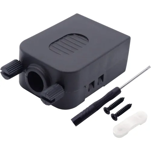 D-Sub 9-Pin Female Connector Kit with Housing – Straight Screw Connection | QUADRIOS 2010C247
