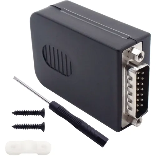 15-Pin D-Sub Male Kit – Screw Terminal, Threaded Bolt | QUADRIOS 2010C250