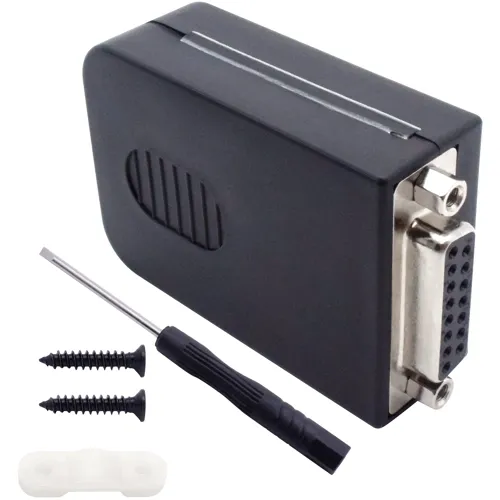 15-Pin D-Sub Female Kit – Screw Terminal, Threaded Bolt | QUADRIOS 2010C251