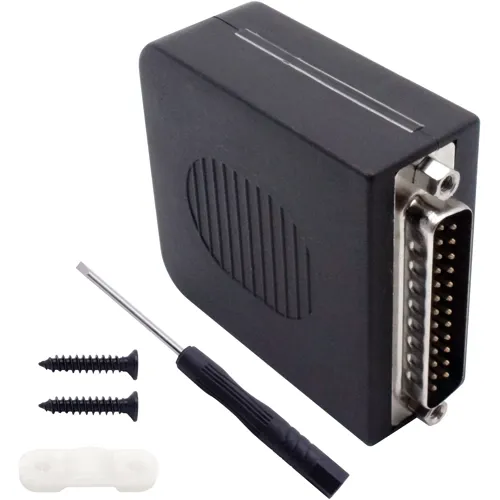 25-Pin D-Sub Male Kit – Screw Terminal, Threaded Bolt | QUADRIOS 2010C258