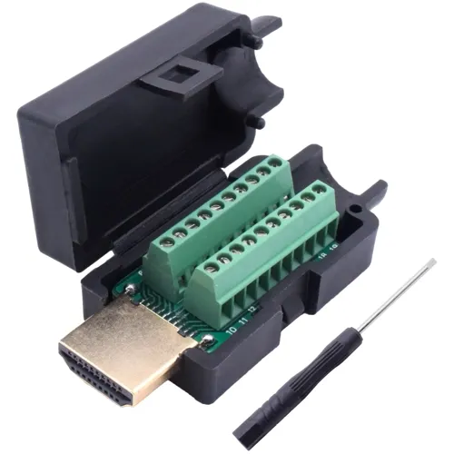HDMI Type A Connector Kit – 20-Pin Screw Terminal for Field Assembly | QUADRIOS 2010C262