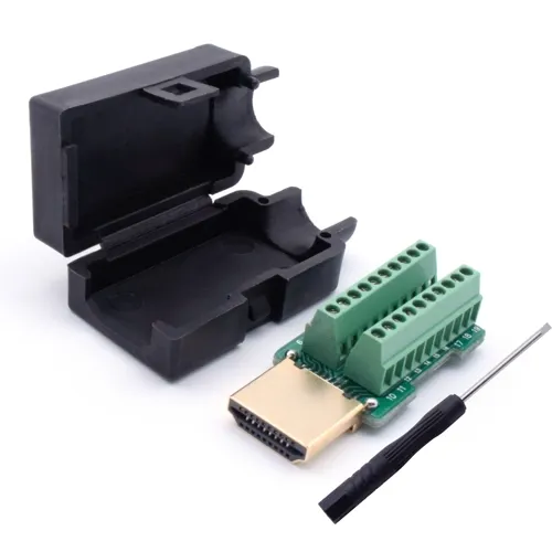 HDMI Type A Connector Kit – 20-Pin Screw Terminal for Field Assembly | QUADRIOS 2010C262