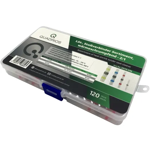 No Crimping Needed – 120pcs Heat Shrink Solder Connectors (0.25-6mm²) | QUADRIOS 2011C396