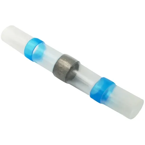 1.5-2.5mm² AWG 16-14 Blue Solder Connector - Heat Shrink Waterproof Splice | QUADRIOS 2011C400
