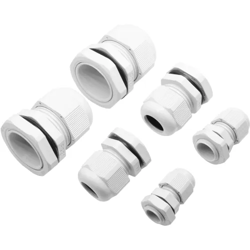 PG7 to PG25 IP68 White Cable Gland Kit - 60pcs PA66 Assortment with Storage Box | QUADRIOS 2102CA113