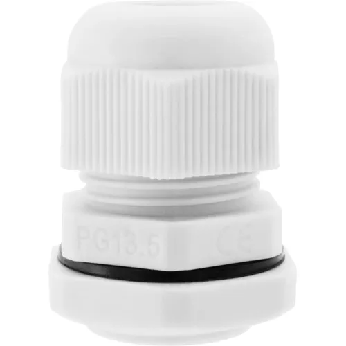 PG13.5 White Cable Gland Kit – 5pcs 6-12mm IP68 Waterproof | QUADRIOS 2102CA125
