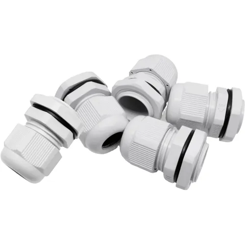 M20 Light Grey Cable Gland Kit – 5pcs 6-12mm IP68 Waterproof | QUADRIOS 2102CA131